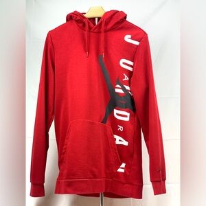 Jordan Jumpman Red and Black Men's Hoodie Pre-owned